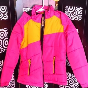 Brand New with tags girls medium 8/10 puffer coat